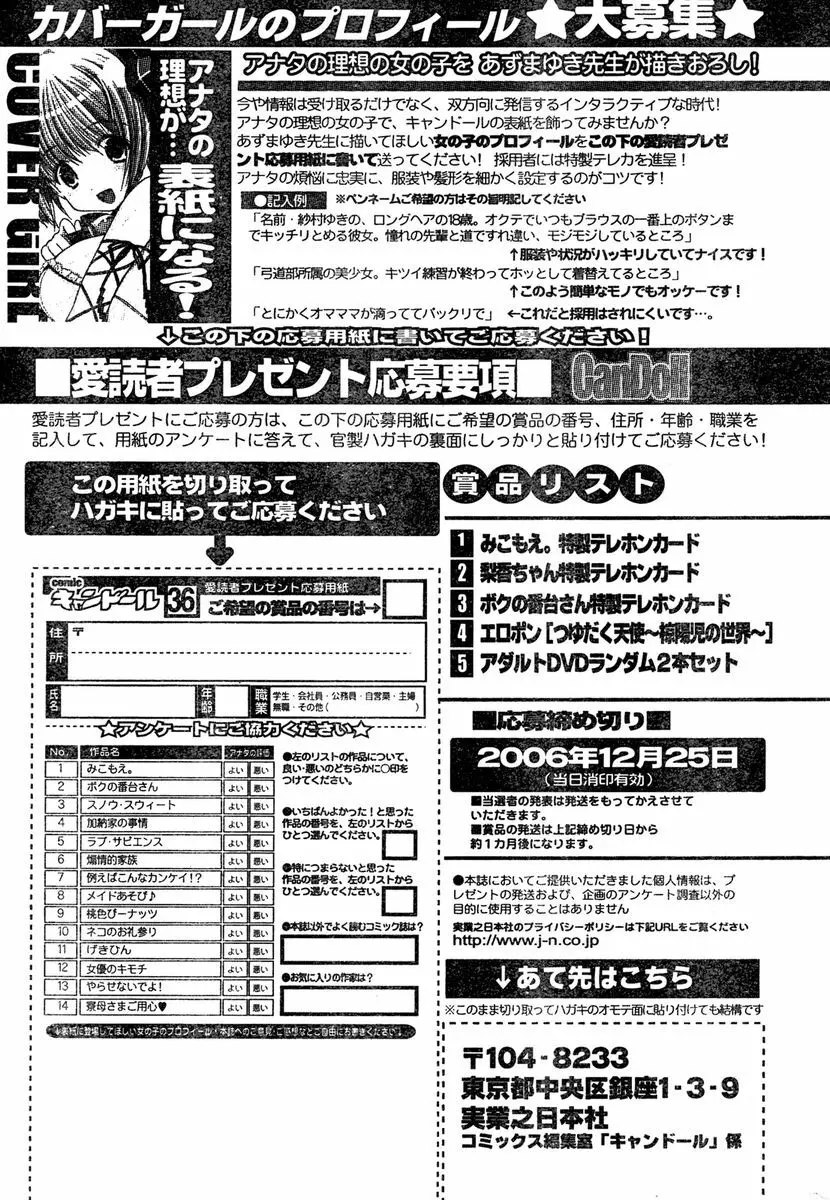 COMIC キャンドール 2007年1月号 Vol.36 Page.260