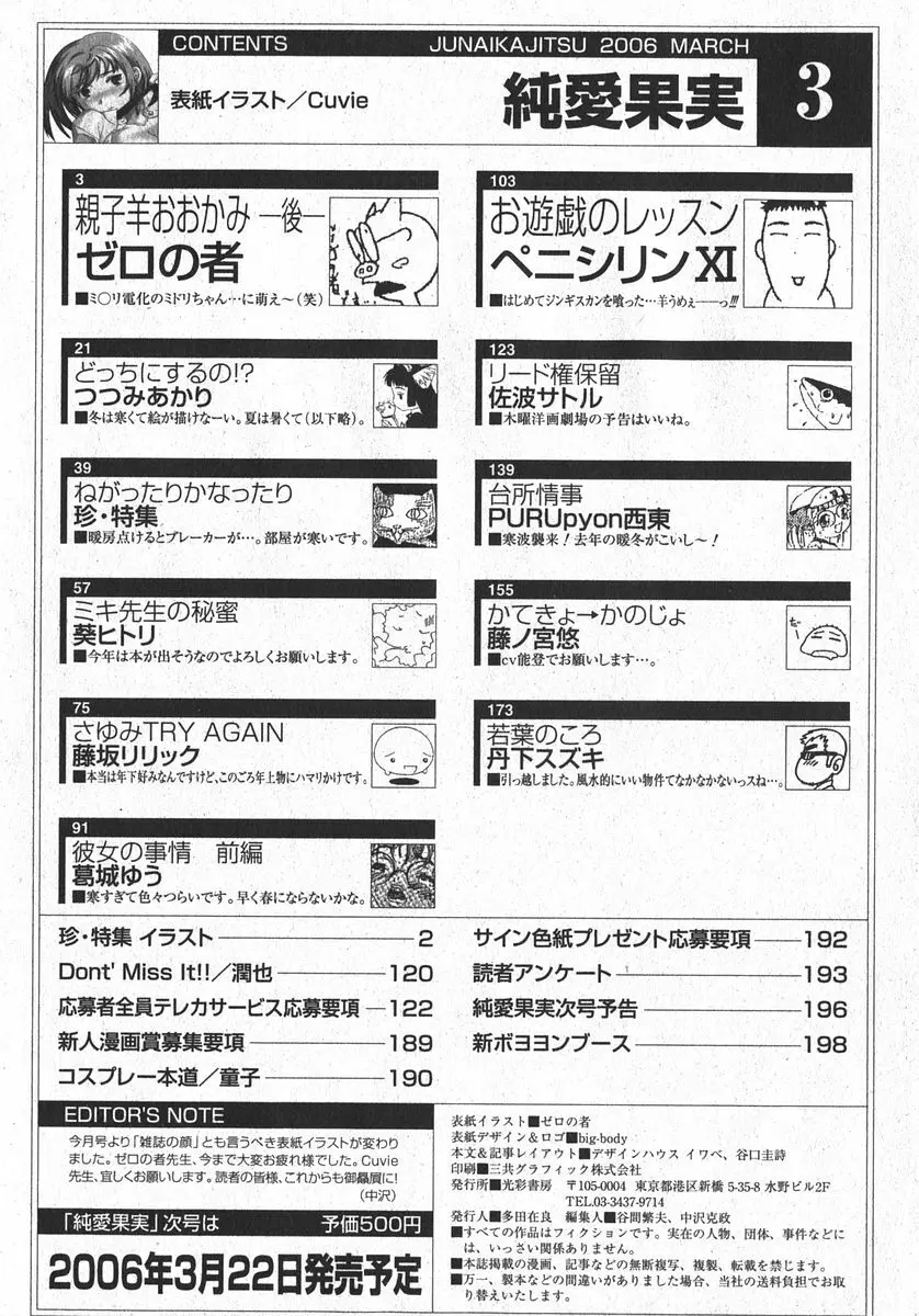 純愛果実 2006年3月号 Page.200