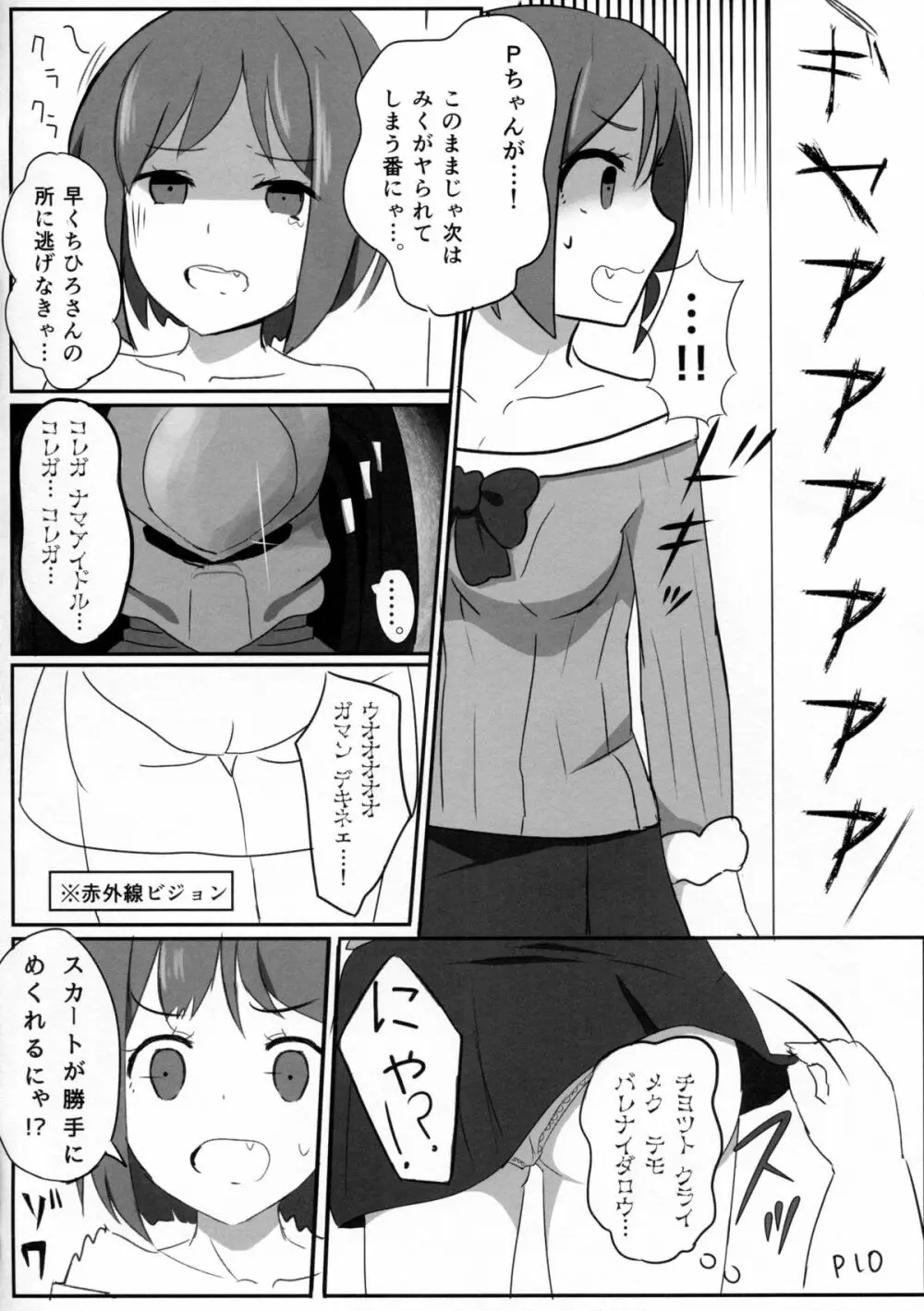 前川みくVSプレデター Page.9