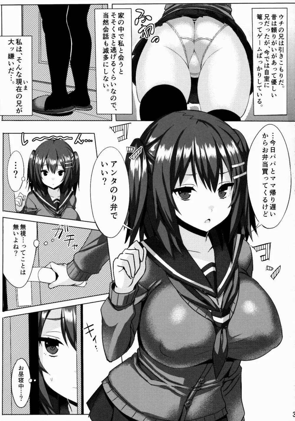 爆乳ツンデレ妹とメチャクチャせっくすしたい本 Page.2