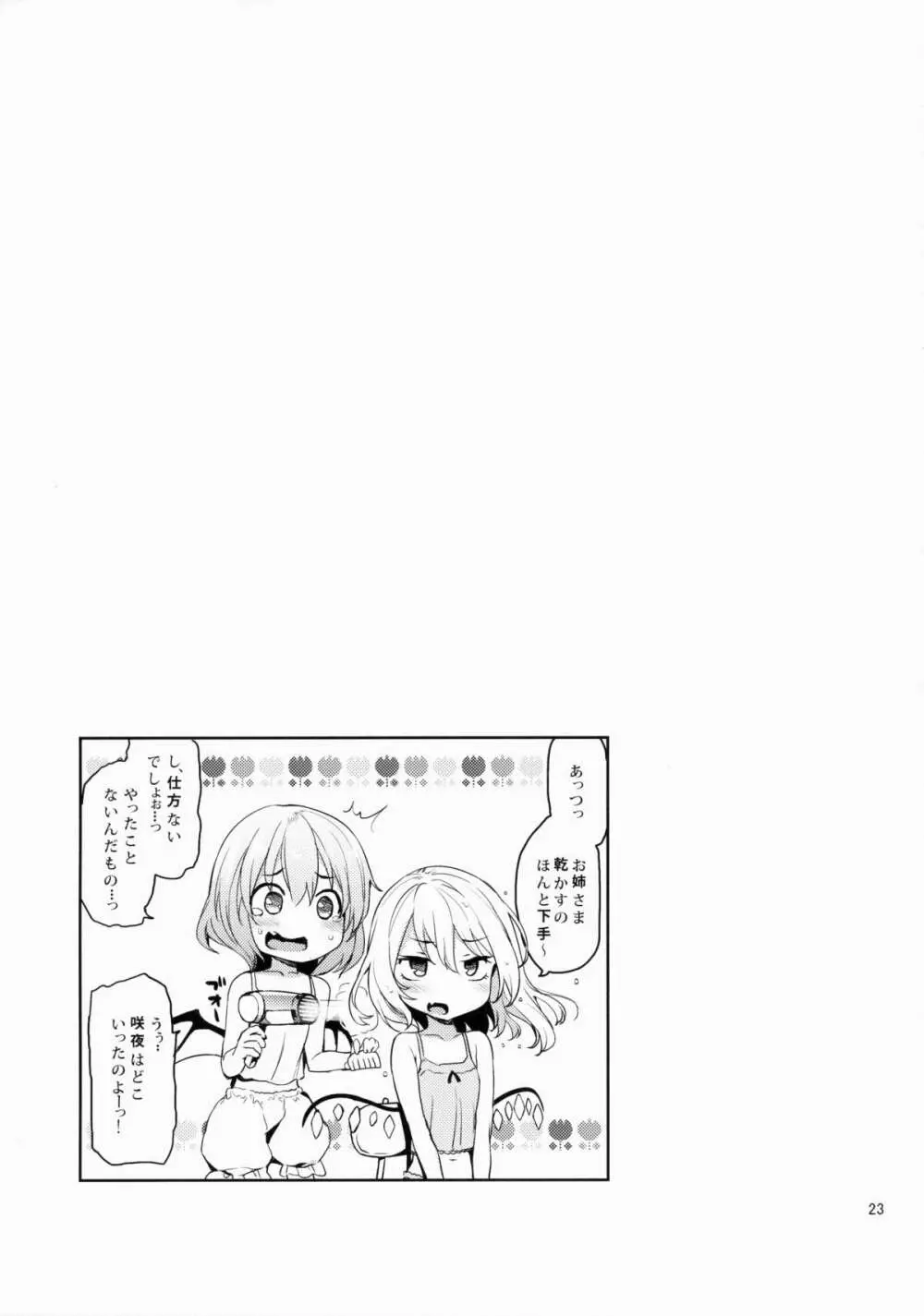 射精管理してくださいっ咲夜さん! Page.22