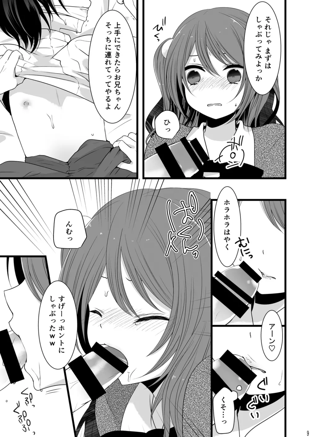 乱交男の娘兄弟丼ナマ放送 Page.8