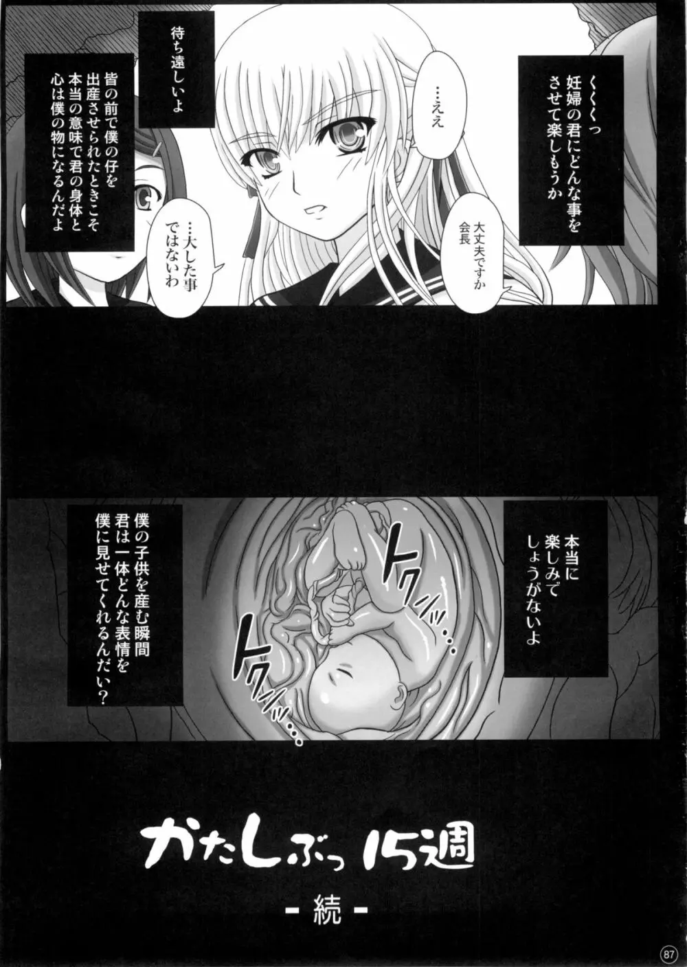 (C88) [幸せ共和国 (幸せのかたち)] かたしぶっ 0-2-15週 Page.87