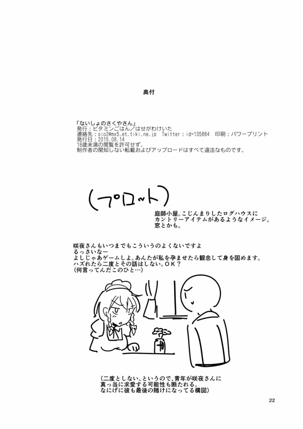 ないしょのさくやさん Page.22