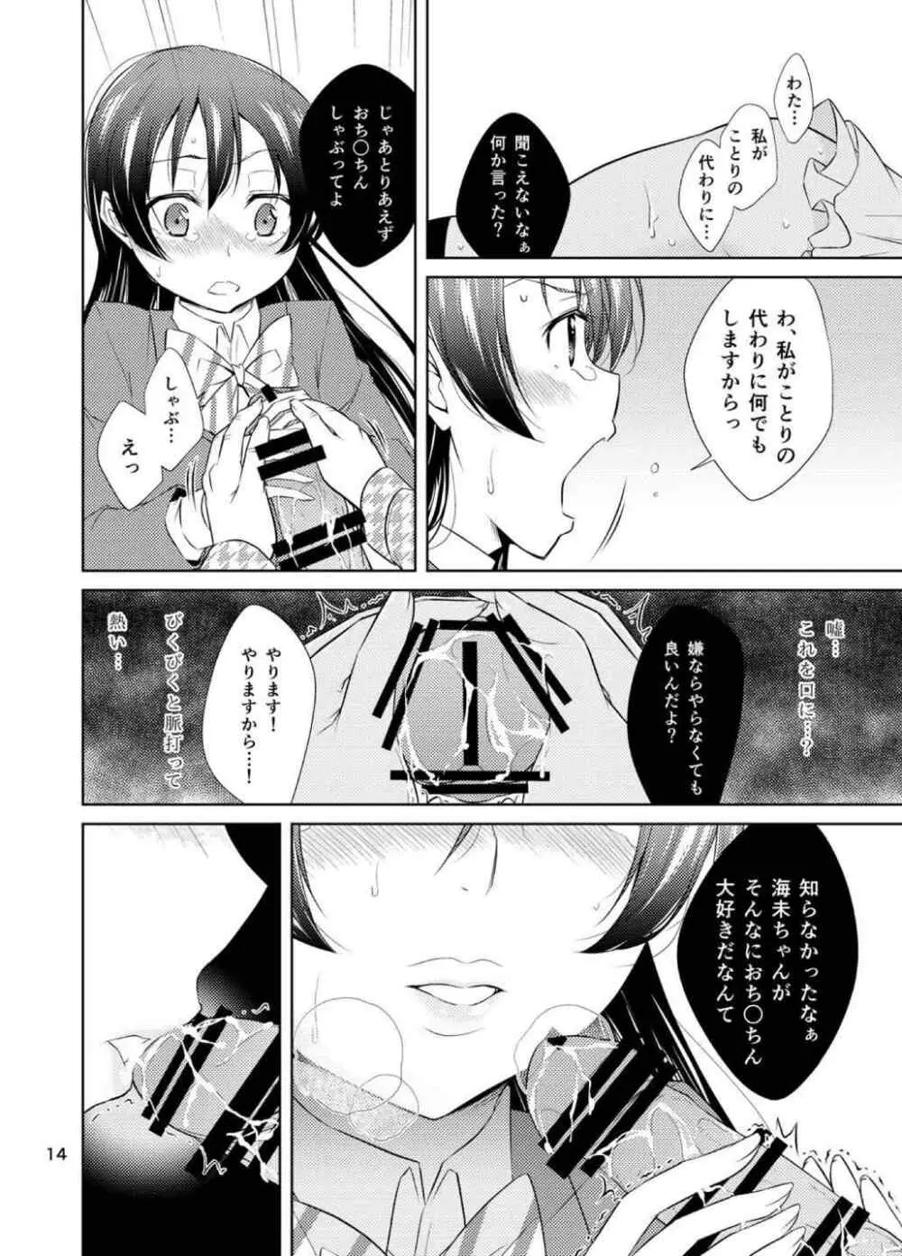 スクールアイドル監禁~南ことり・園田海未~ Page.13