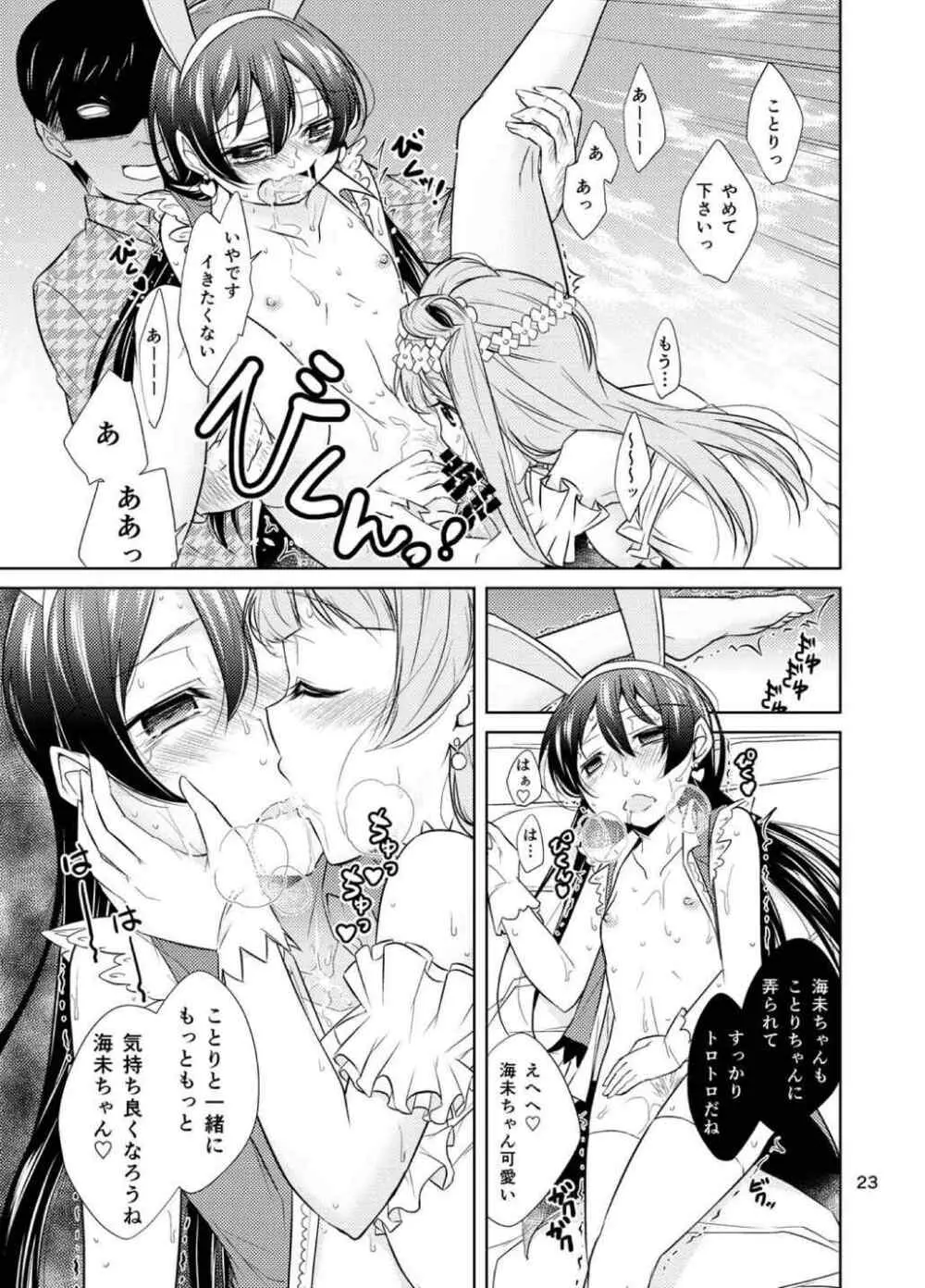 スクールアイドル監禁~南ことり・園田海未~ Page.22
