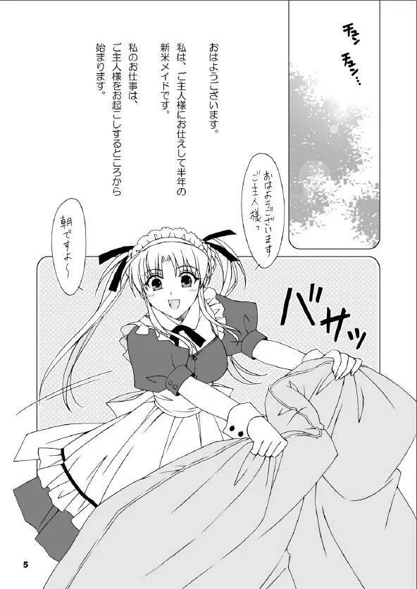 メイドさんのご奉仕日記 Page.4