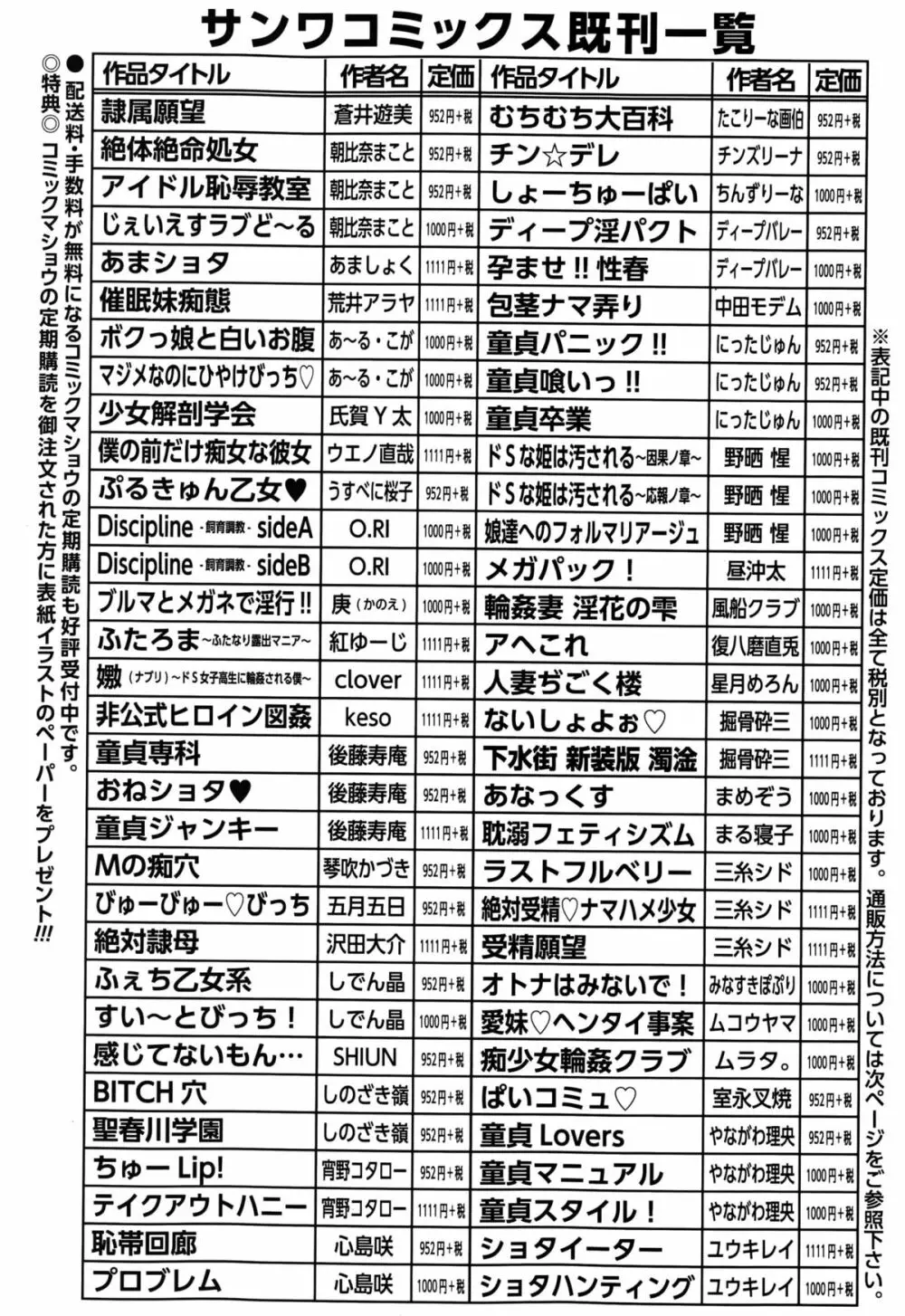 コミック・マショウ 2015年10月号 Page.284