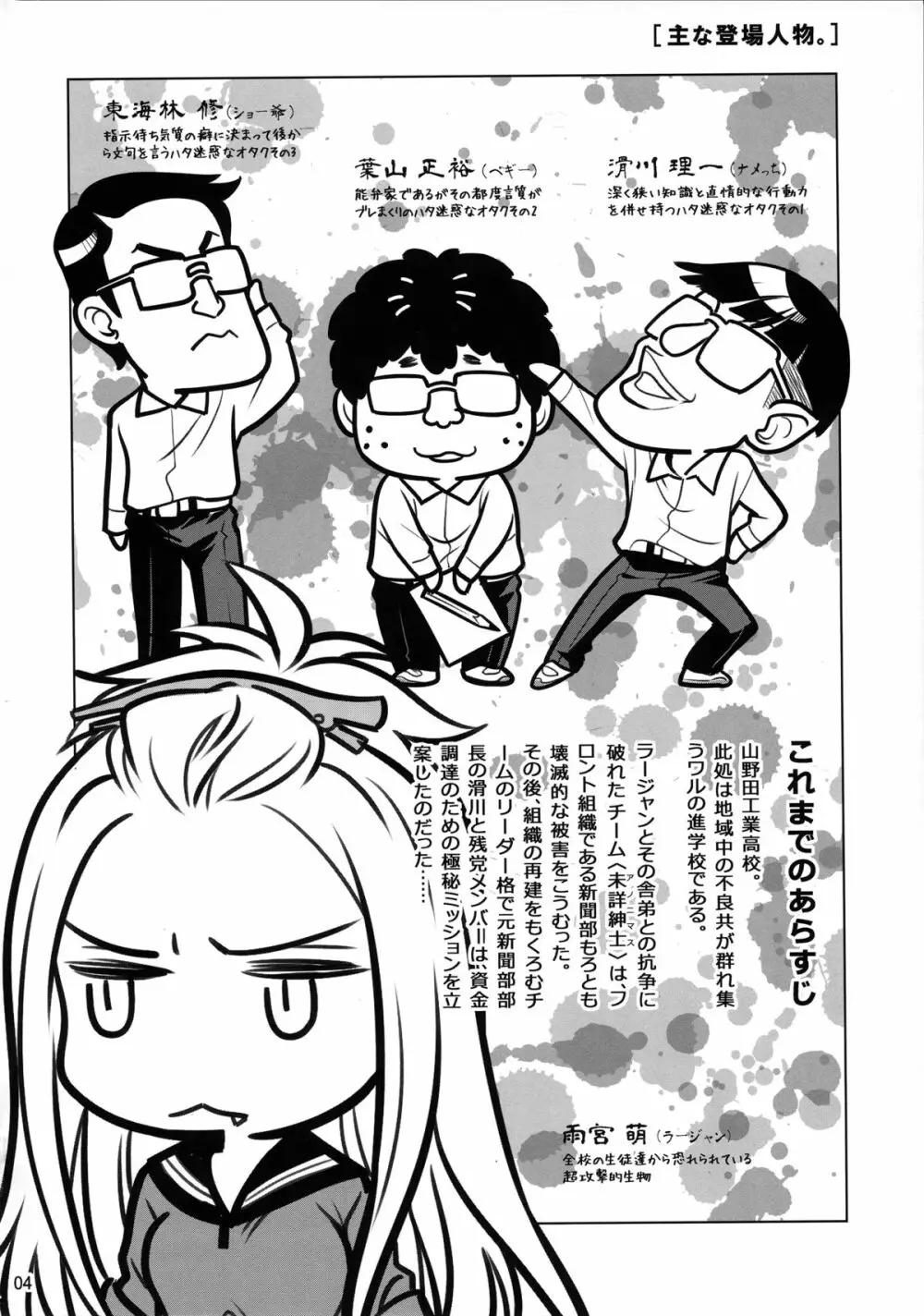 (コミティア112) [オタクビーム (大塚まひろ)] 先輩ちゃんと俺。番外編 (元)新聞部が先輩ちゃんの薄い本を作ってみた。 Page.4