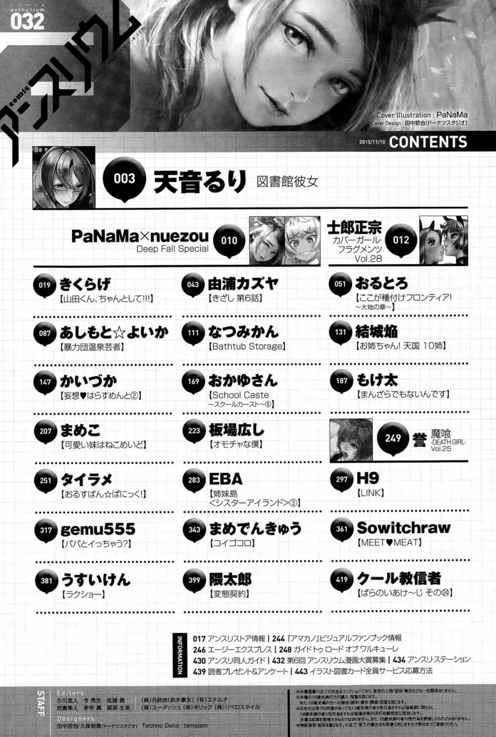 COMIC アンスリウム 032 2015年12月号 Page.442