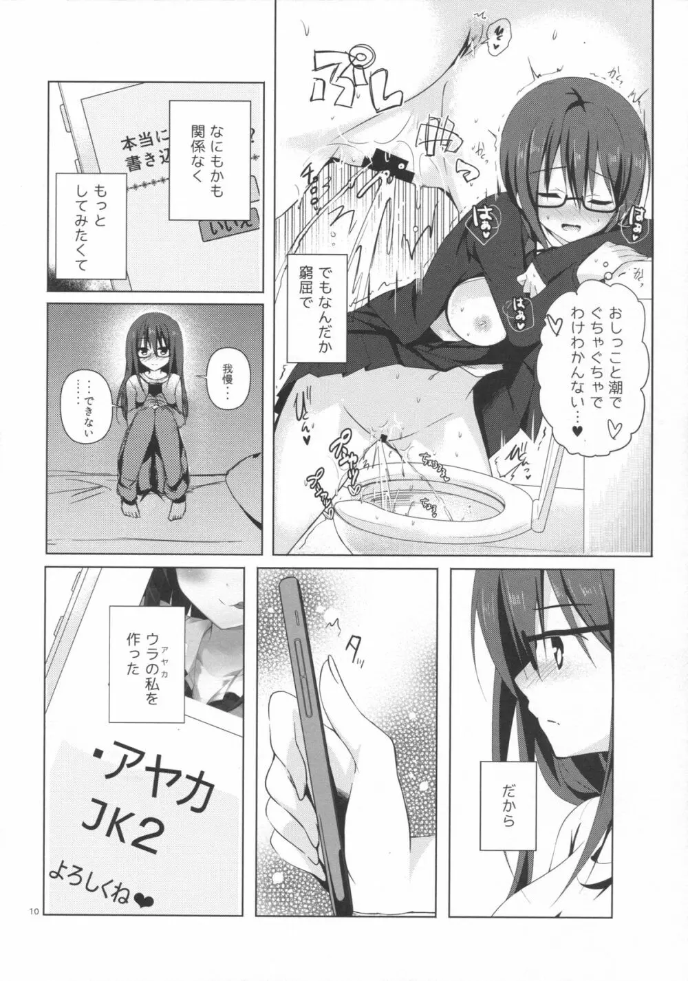 優等生 綾香のウラオモテ Page.8