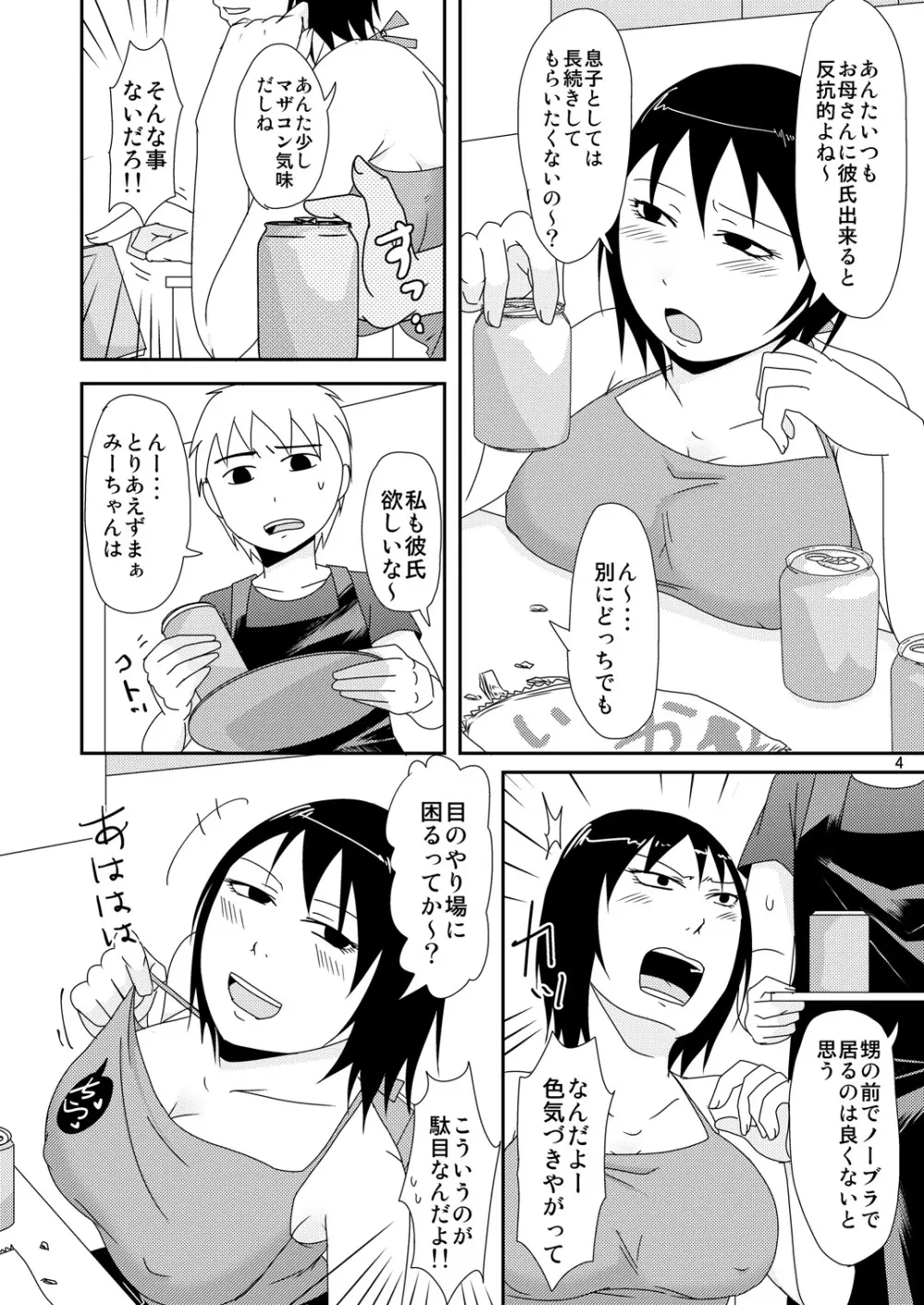 週末は叔母と Page.3