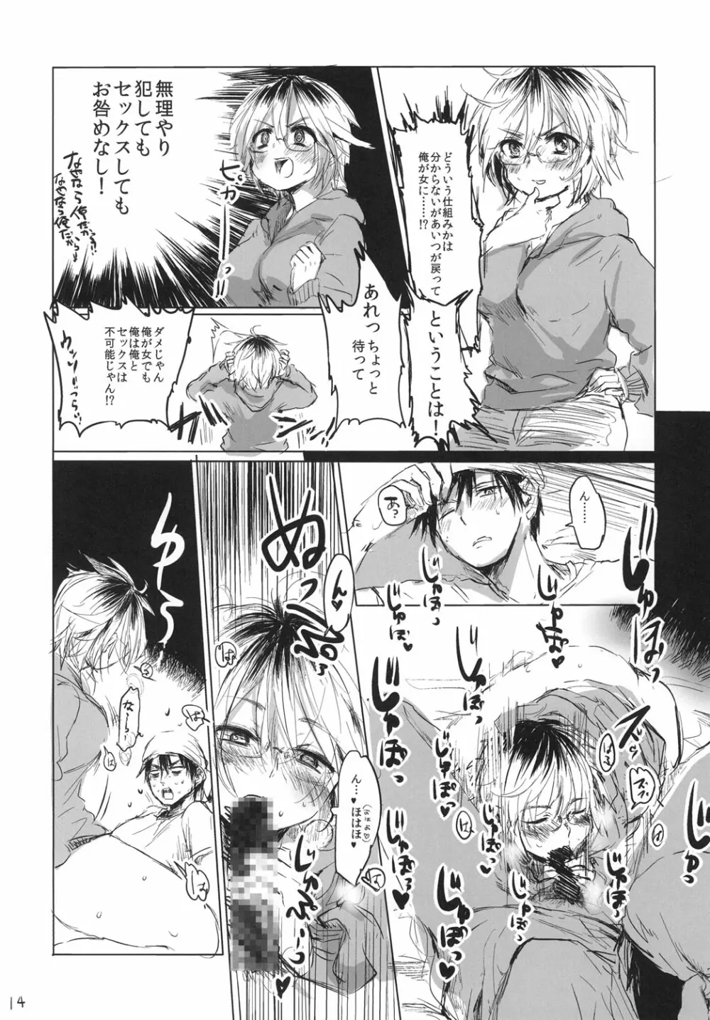 女の子になあれっ!! Page.13