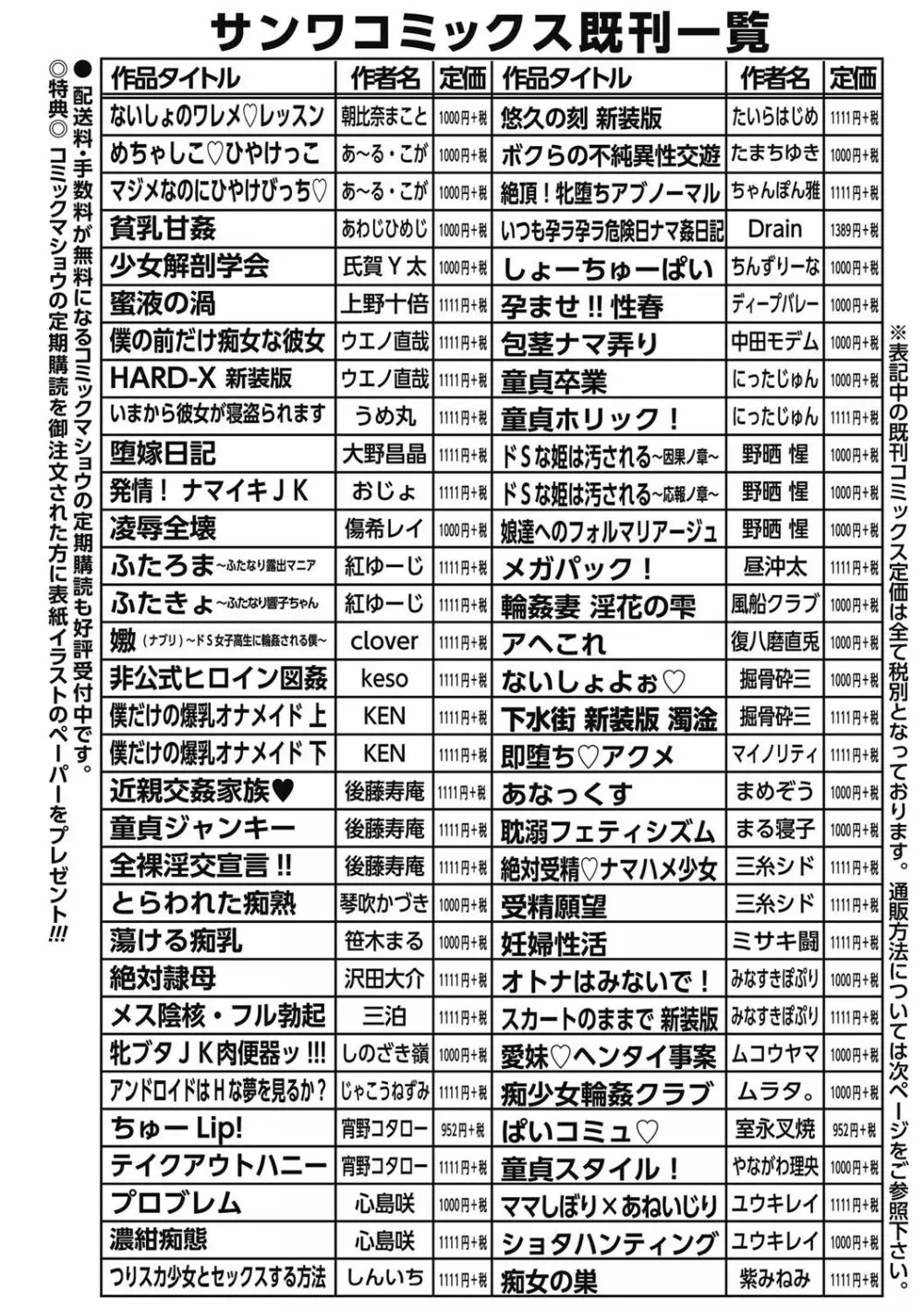 コミック・マショウ 2016年10月号 Page.279