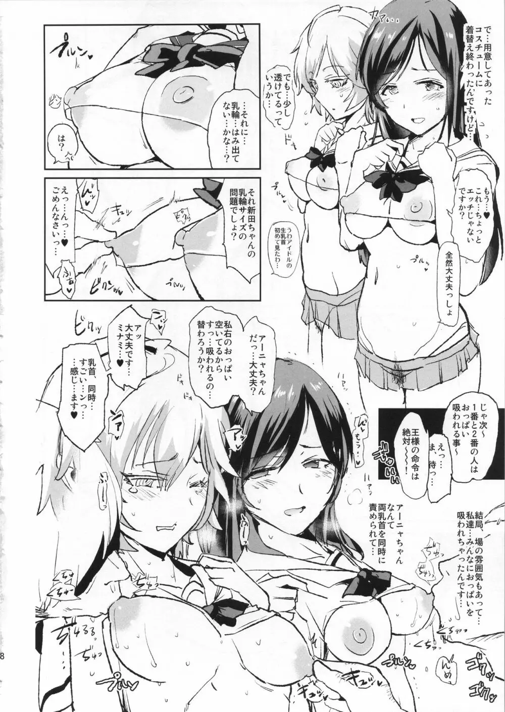 新田美波の催眠ドスケベ王様ゲーム Page.7