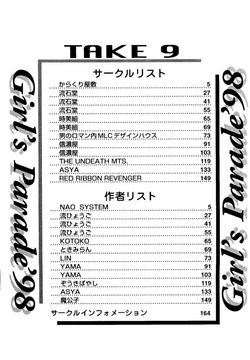 ガールズパレード'98 テイク9 Page.5