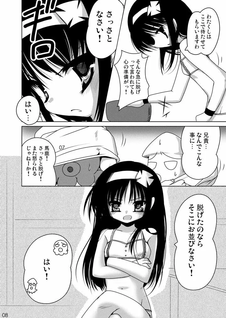 お脱ぎなさい! + 立派な男性にしてさしあげますわ。 Page.8